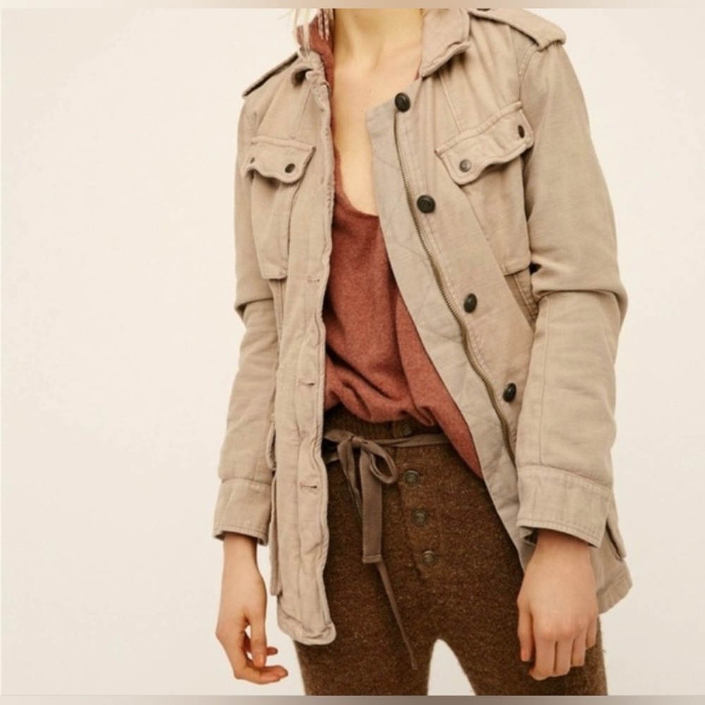 Free People Not Your Brother's Surplus Jacket S